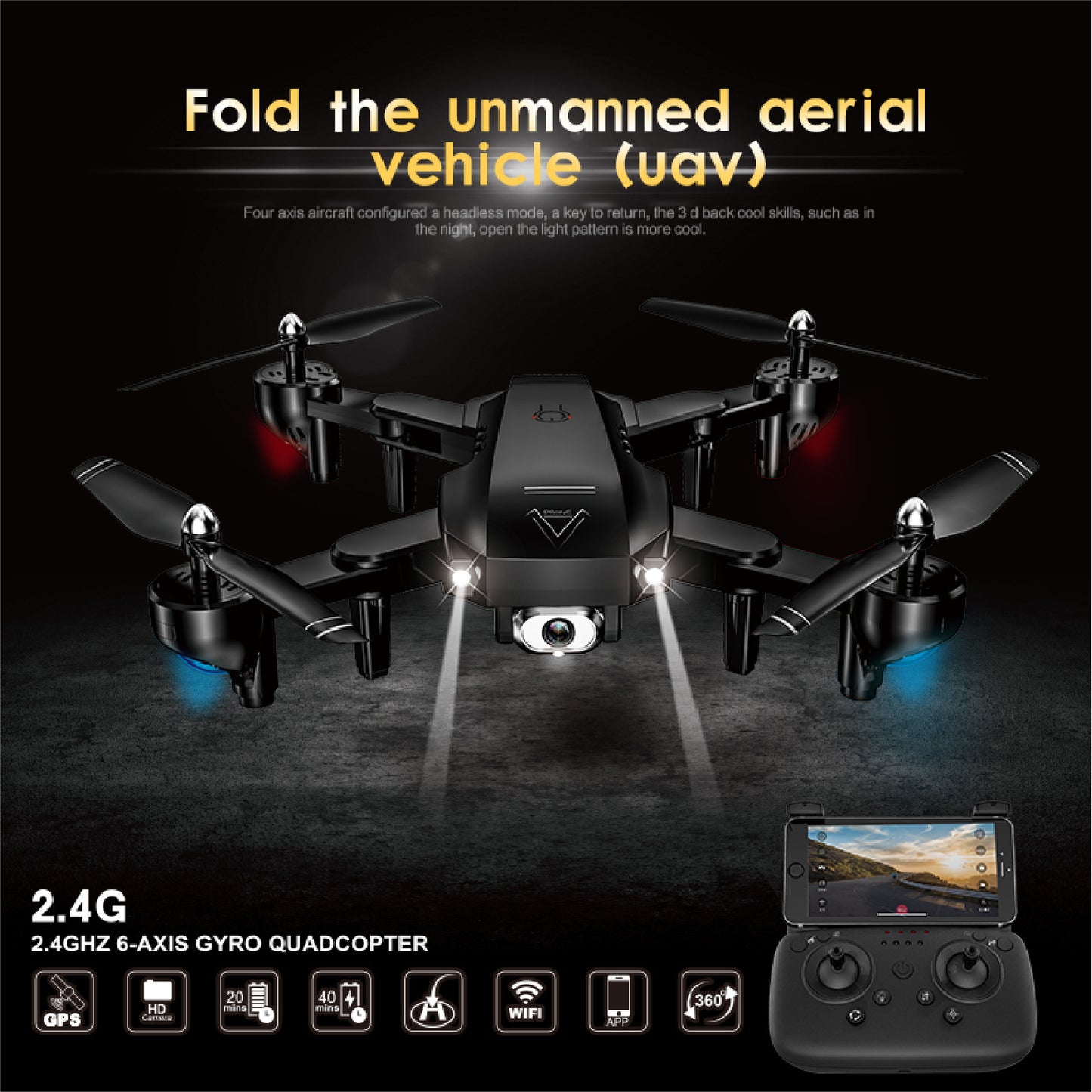 Drone pliable L103