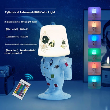 Petite lampe LED couleur nuit astronaute