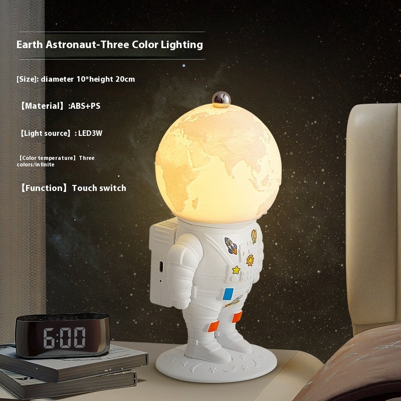 Petite lampe LED couleur nuit astronaute