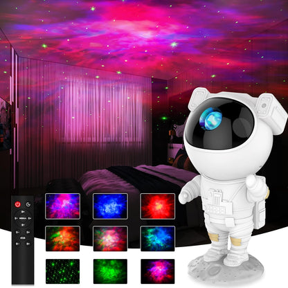 Astronaut Star Projector Night Light for Bedroom