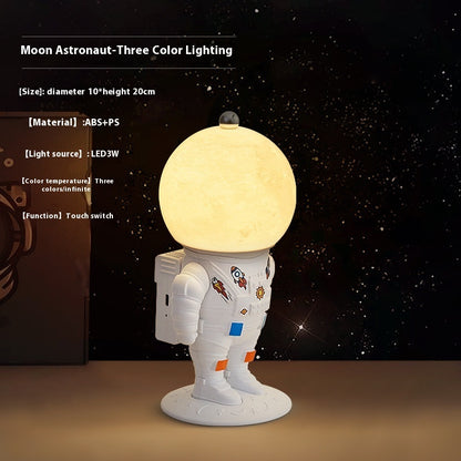 Petite lampe LED couleur nuit astronaute