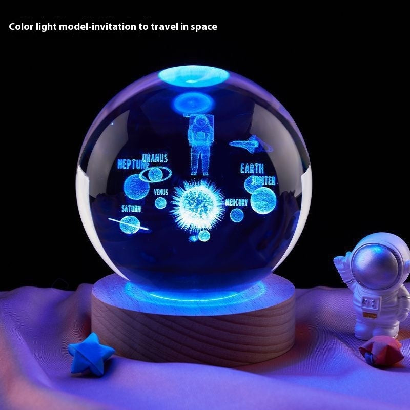 Small Crystal Ball Night Lamp