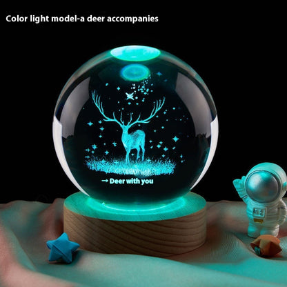 Small Crystal Ball Night Lamp