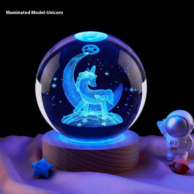 Small Crystal Ball Night Lamp